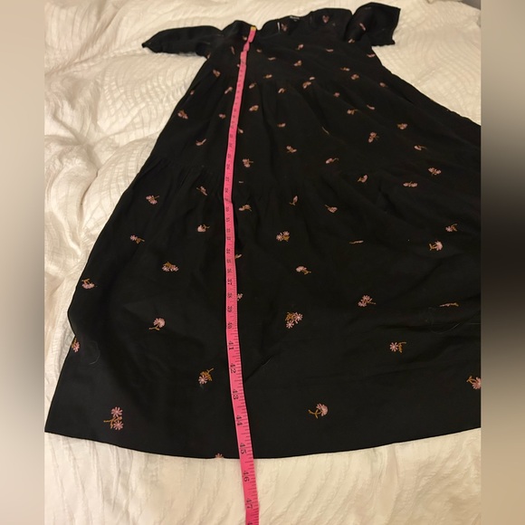 Madewell Short-Sleeve Cattail Tiered Dress in Amie Floral XS - Picture 3 of 6